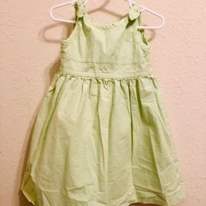 Lilly Pulitzer Green Spring Dress with Tie Sleeves